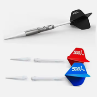 Jeu de fléchettes à pointe en acier tungstène de qualité supérieure pour joueurs de fléchettes professionnels Flèches durables pour lancer de précision