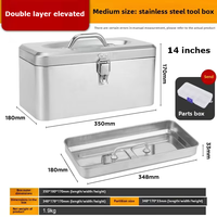 Boîte à outils en acier inoxydable étanche IP65, antichoc, anti-poussière, étui pour instruments, boîte de rangement pour outils, équipement de protection personnalisé OEM