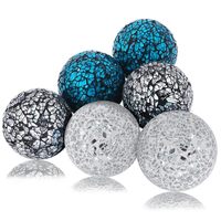 Boules de mosaïque écologiques en gros, magnifique décoration de jardin en verre pour jardins rustiques, Diwali, artisanat de haute qualité fait à la main, HF CRAFTS