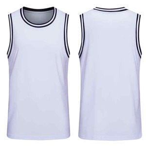 Uniforme de juego de entrenamiento de fútbol para hombre con logotipo personalizado XL, ropa de doble cara, camiseta sin mangas con estampado de baloncesto, camiseta de malla transpirable de poliéster - Product Image 2