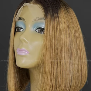 Peluca de Cabello Humano Natural Liso con Frente de Encaje Remy de Trama Única de Vietnam - Product Image 1