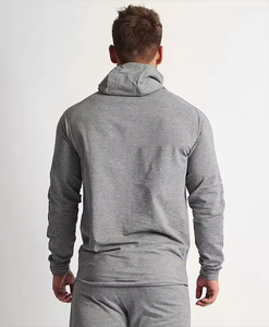 YITE personalizado francés Terry Zip up sudaderas con capucha y pantalones de chándal conjunto de peso pesado 100% algodón chándal en blanco de gran tamaño chándales para hombres - Product Image 3