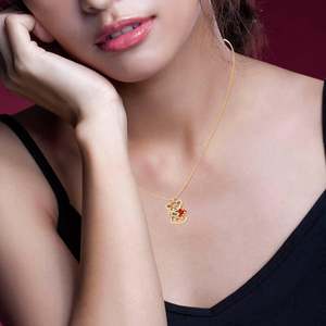 จี้รูปหัวใจหมีเท็ดดี้ Jeulia Fall in Love ทำจากเงินแท้ ของขวัญวันครบรอบสุดน่ารัก - Product Image 6