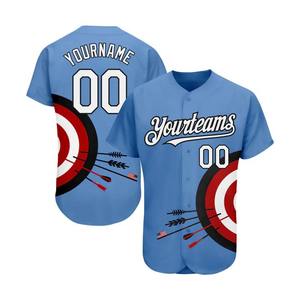 Camisetas de Béisbol de Entrenamiento Deportivo con MOQ Bajo, Impresas, de Secado Rápido, Transpirables, Colores Personalizados, Tallas Grandes - Product Image 3