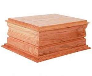 โกศไม้โกศใส่ศพทำด้วยมือคุณภาพสูงจากเวียดนามขายส่ง - Product Image 1