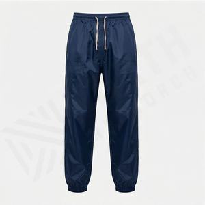 Pantalons Hip Hop épais, pantalons personnalisés, pantalons larges, pantalons de survêtement en coton, double taille, pantalons droits, pantalons de survêtement évasés pour hommes - Product Image 1