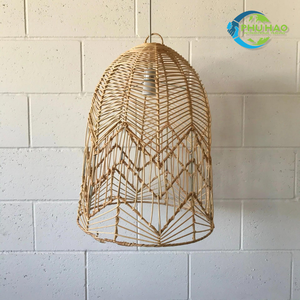 Illuminez votre espace avec élégance vietnamienne: LANTERNES DE CHANDELIERS EN BAMBOU DE ROTIN pour votre jardin de restaurant de maison - Product Image 2