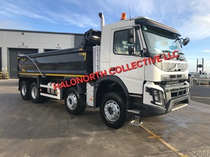 รถบรรทุกดัมพ์ดีเซลสำหรับงานหนัก Volvo FMX 420 ปี 2024 พวงมาลัยขวา 8x4 รถบรรทุกใหม่มาตรฐานยูโร 6 สำหรับงานขนส่งในเหมือง - Product Image 2