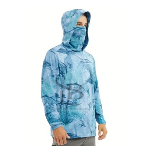 Sudaderas con capucha de pesca al aire libre para hombre, sudaderas con capucha de lana de caza, sudaderas con capucha de manga larga de pesca personalizadas, transpirables de secado rápido - Product Image 1