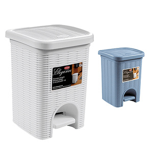 Sgabello a Pedale 'Elegance' Lt. 6 - Bianco - Product Image 1