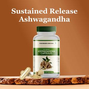 Cápsulas naturales de extracto de hierbas Ashwagandha Suplemento dietético a base de plantas - Product Image 4
