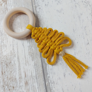 Anneaux de serviette en coton macramé de qualité supérieure Design de noeud de récif d'Inde - Product Image 5