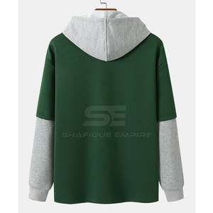 Sudaderas con Capucha para Hombre, 100% Algodón, Diseño Personalizado con Logotipo, Ropa de Invierno, Servicio OEM, Alta Calidad, Secado Rápido, Transpirables - Product Image 2