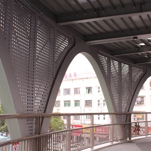 Façades en aluminium de placage de revêtement métallique esthétiquement agréables durables pour les murs rideaux extérieurs de salon d'hôtel - Product Image 5