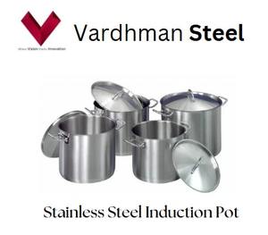 Casserole en acier inoxydable à prix abordable, durable, élégante et compatible avec l'induction, casserole compatible avec l'induction, casserole de cuisson - Product Image 5