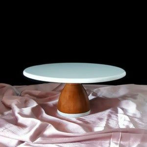 Soporte de madera para Tartas, creativo, hecho a mano, nuevo y elegante plato para servir pasteles, mesa de comedor, soporte para servir dulces para suministros de Hotel - Product Image 3