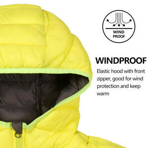 Long manteau d'hiver coupe-vent pour hommes personnalisé veste matelassée compressible avec capuche sur pied poche en tissu isolant léger et recyclé - Product Image 5