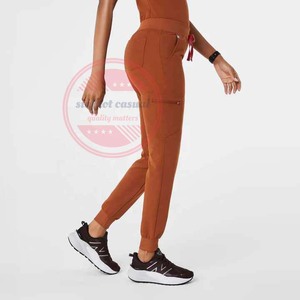 Wholesale Medical Scrub Pants Custom Logo Stretchable Scrub Pants - Product Image 2