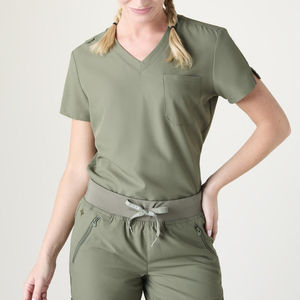 Ensembles de gommage pour infirmière personnalisés pour femmes Ensemble de gommage d'hôpital uniforme médical de style jogging pour les professionnels de la santé - Product Image 2