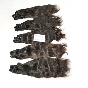 ช่อผมมนุษย์สำหรับต่อผม100% ลอนผมตรงแบบลอนทรงหลวมทำจากธรรมชาติ - Product Image 3