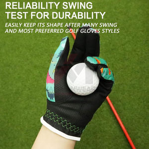 Gants de golf en cuir de cabretta véritable de haute qualité, logo personnalisé, qualité supérieure, fabricant en gros, gants de performance - Product Image 4