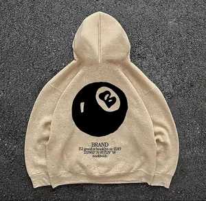 Sudaderas con Capucha Bordadas para Hombre de Alta Calidad, Antiarrugas, con Cierre, Invierno, 100% Algodón, Forro Polar, Transpirables, Cómodas, Ligeras, Personalizadas - Product Image 4