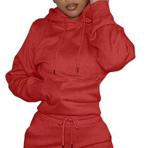 Sweat à capuche avec logo personnalisé de printemps Vêtements pour femmes Vêtements d'hiver décontractés pour femmes Sweat solide Respirant à la mode - Product Image 4