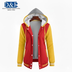 Chaqueta Bomber de Mujer Personalizada con Precio Directo de Fábrica, de Spandex/Algodón, con Cuello Alto, Tejido Resistente y Cálido para Otoño/Invierno - Product Image 5
