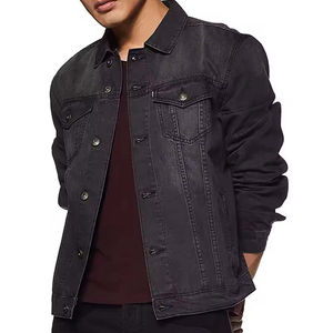 เสื้อแจ็คเก็ตผู้ชายสำหรับฤดูหนาว แจ็คเก็ตยีนส์บุซับใน แจ็คเก็ตกันลม แจ็คเก็ตทรงทรัคเกอร์ - Product Image 6