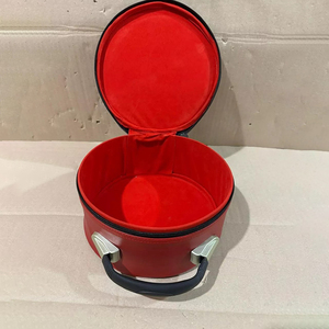 Étui à degrés maçonniques en imitation cuir brodé à la main couronne de Fès et boîte en plastique cosmétique ronpex - Product Image 6