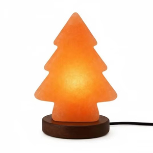 Premium 6 <b>LED</b> Natural Himalayan Salt Lamp with Ivory Style Home Decor <b>Mood</b> <b>Lighting</b> Air Purification Relaxation Feature - Product Image 5