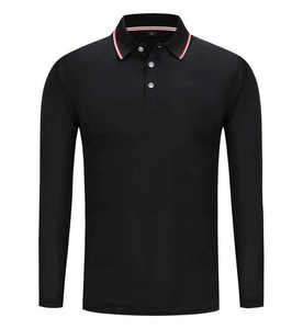 T-shirt à manches longues pour homme en coton polyester de haute qualité, logo personnalisé, motif uni, coupe ample, style vintage, polaire respirant, séchage rapide - Product Image 3