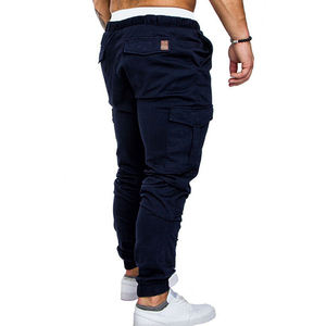 Pantalones de chándal de algodón y poliéster para hombre, Pantalones estampados transpirables suaves y acogedores con estampado sólido para correr, Yoga, gimnasio, relajante, cómodo para el hogar - Product Image 4