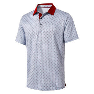 Camisas de Golf Casuales para Hombre de Alta Calidad a Precio de Fábrica OEM, Tejidas, de Secado Rápido, Transpirables, Bordadas, Personalizadas al por Mayor - Product Image 1