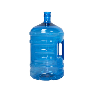 Botella de agua de alta calidad de 18,9 litros de capacidad PET y BPA de plástico libre de 5 galones con mango de ABS insertado a precio de fábrica - Product Image 1
