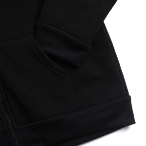 เสื้อฮู้ดซิปยูนิเซ็กส์เทรนด์ฮิตฤดูหนาวปี 2024 ผ้าฝ้าย 100% รับสกรีนโลโก้ สไตล์สตรีท ผ้าฟลีซถักแบบรักษ์โลก สำหรับนักขี่มอเตอร์ไซค์ ขายส่ง - Product Image 4