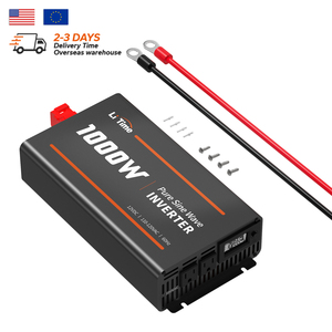 Inverter a Onda Sinusoidale Pura LiTime 1000 <span class=keywords><strong>Watt</strong></span> 12V 1Kw per Energia Solare Off-Grid, Camper e Accumulo Domestico - Disponibile in Magazzino USA - Product Image 1