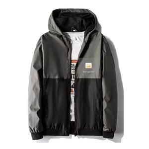 Chaqueta Cortavientos con Capucha para Hombre de Alta Calidad, Logotipo Personalizado, Otoño, Resistente al Viento, Cremallera, Patrón de Camuflaje Vintage para Golf e Invierno - Product Image 4