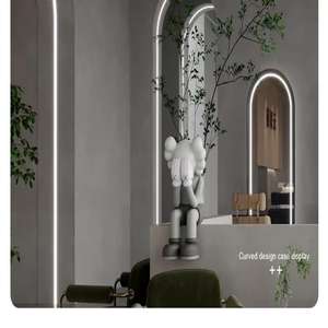 Встроенная силиконовая трубка, гибкая светодиодная лента IP65, номинальное утопленное линейное освещение, современный интерьер гостиной, дизайн потолка - Product Image 5