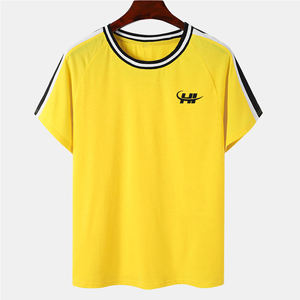 เสื้อยืดคอกลมทรงปกติ ผ้าโพลีเอสเตอร์/คอตตอน ระบายอากาศได้ดี แห้งเร็ว เป็นมิตรกับสิ่งแวดล้อม พิมพ์โลโก้ตามสั่ง คุณภาพดีที่สุด สำหรับผู้ชาย - Product Image 1