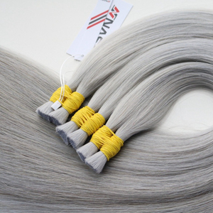 Extensiones de cabello a granel más vendidas Color rubio ceniza Cabello crudo vietnamita - Product Image 1