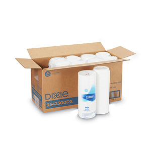 Couvre-boîtes blancs Dixie pour gobelets PerfecTouch de 10 à 16 oz et gobelets isothermes WiseSize de 12 à 20 oz, 500/carton (9542500DXCT) - Product Image 6