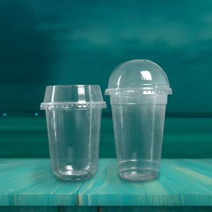 Vasos Desechables Ecológicos Transparentes de Plástico PP de Pared Simple de 95 mm y 16-24 oz para Bebidas Calientes y Frías (Jugo, Café, Té) - Product Image 1