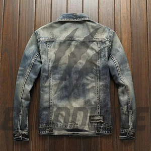 Blouson en jean pour femme, manches longues, col boutonné, bleu uni, vêtement d'hiver, séchage rapide, respirant, écologique - Product Image 1