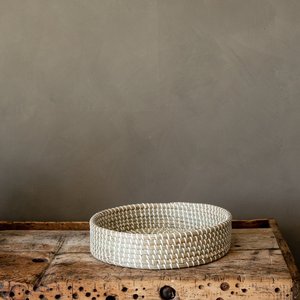 ถาดของขวัญหญ้าทะเลถักด้วยมือ,ถาดกลมเป็นมิตรกับสิ่งแวดล้อมสำหรับตกแต่งห้องครัวห้องนั่งเล่น - Product Image 4