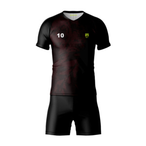 Ensemble maillot et short de football professionnel personnalisés Uniforme de football par sublimation Tissu respirant à séchage rapide Exportateur de vêtements de l'équipe OEM - Product Image 1
