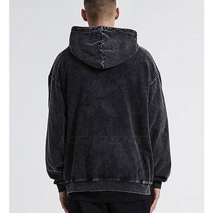 Sweat à capuche en molleton 100 % coton de haute qualité pour homme, hiver, écologique et respirant, coupe classique, décontracté, pour l'extérieur et le streetwear - Product Image 4
