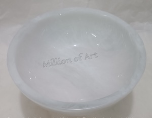 Tazón de Resina de Lujo para Servir Alimentos, Hecho a Mano, Diseño Redondo con Color Personalizable - Product Image 3