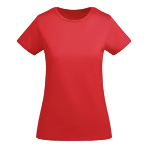 T-shirt en coton biologique pour femme Breda, gadgets promotionnels durables - Product Image 2