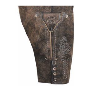 Short bavarois en daim de chèvre Ledhosen Oktoberfest Lederhosen Short bavarois Design personnalisé Dernier pantalon bavarois allemand pour homme - Product Image 3